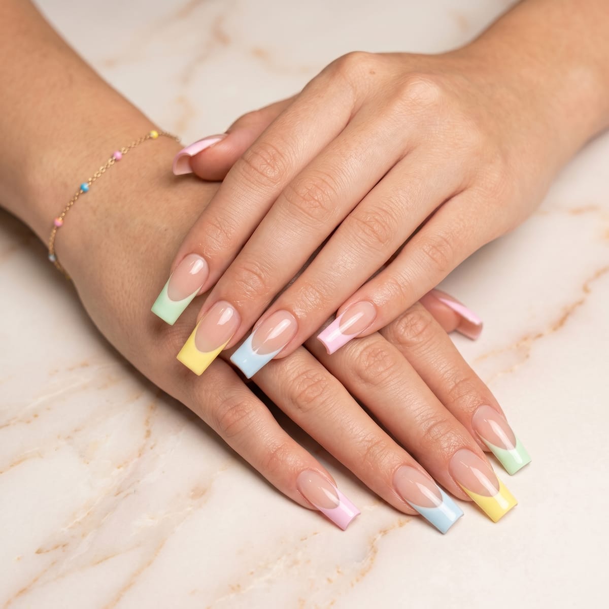 Lemon Nails Bar nail art finish